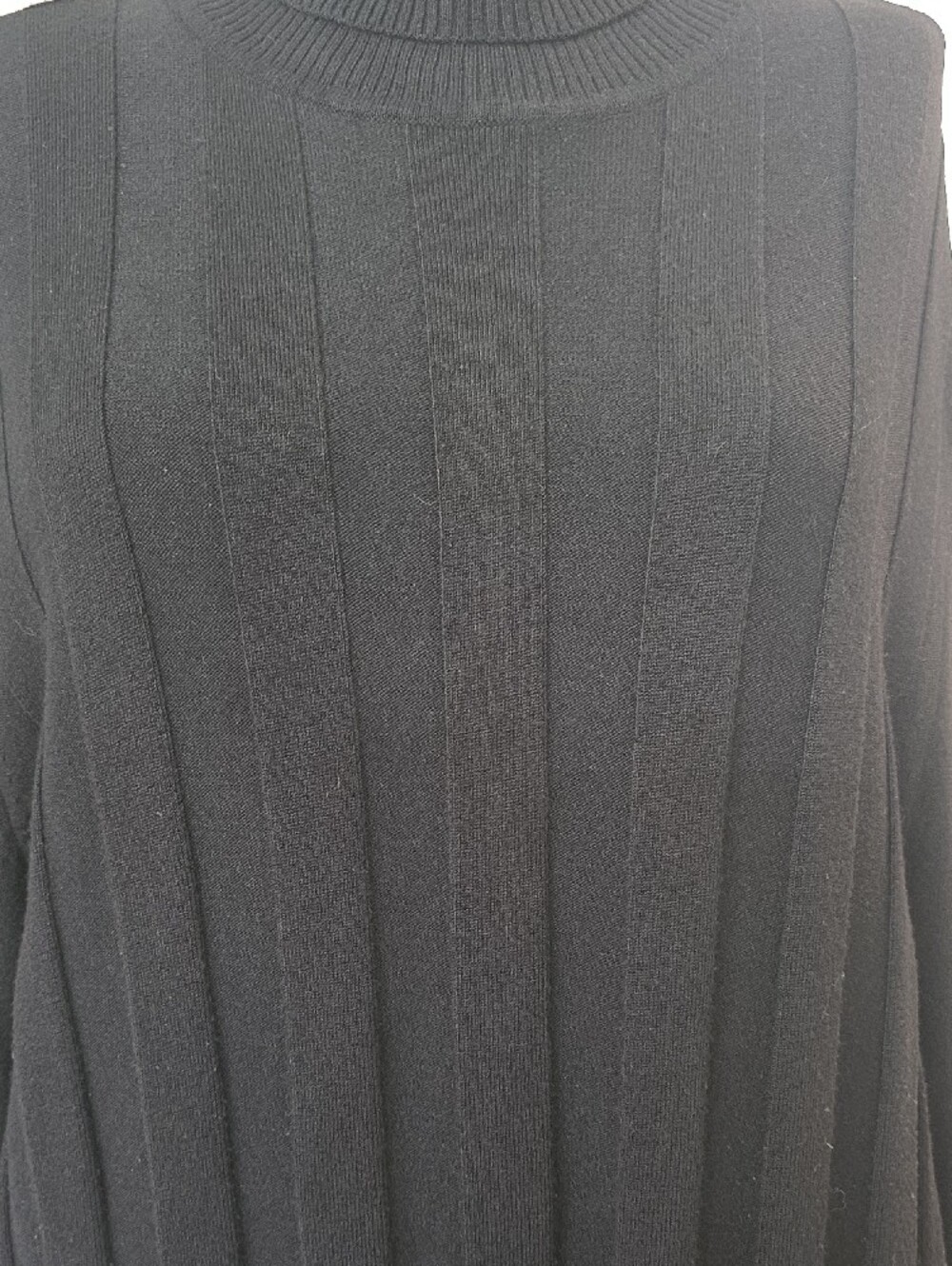 Vintage Cache Black Ribbed Turtleneck Sweater - Picture 4 of 6